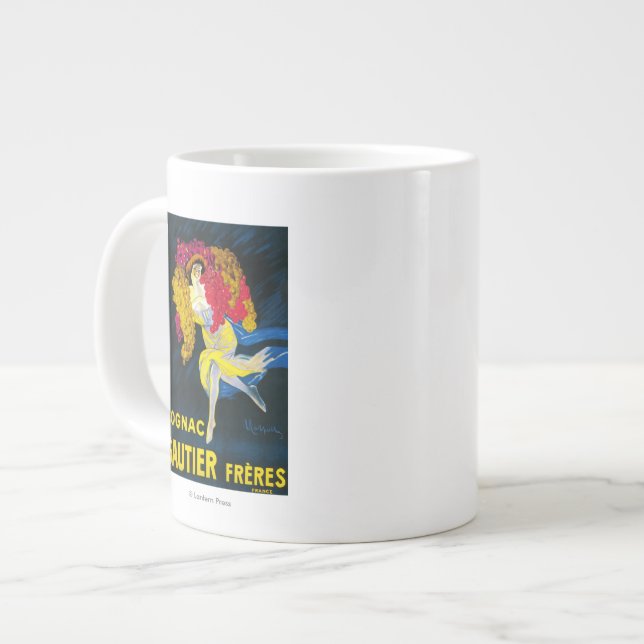 Cognac Gautier ReklamplanschenFrankrike Jumbo Mugg (Framsida vänster)