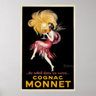 Cognac Monnet från Cappiello Vintage affisch