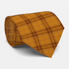 Cognac Orange Grått Black Tartan Play Slips