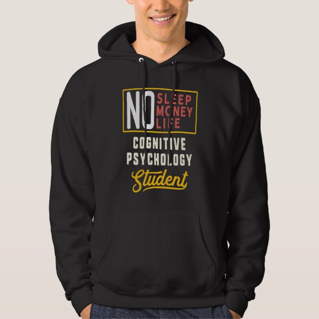 Cognitive Psychology Major Studen Graduation Hoodie (Framsida)