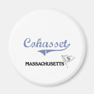 Cohasset Massachusetts stadsklassiker Magnet