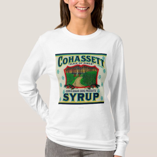 Cohassett sirap LabelCairo, GA T-shirt (Framsida)