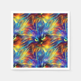 Cohesive Abstrakt Exquisite Cat Stänk Sömlös Pappersservett