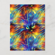 Cohesive Abstrakt Exquisite Cat Stänk Sömlös