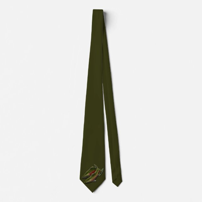 Coho Fisherman Gifts Fisherman Tie Slips (Framsida)