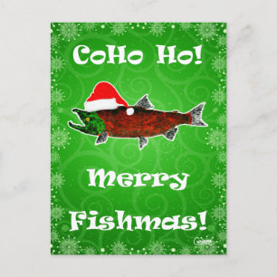 CoHo Ho! Fishmas på Grön - vykort
