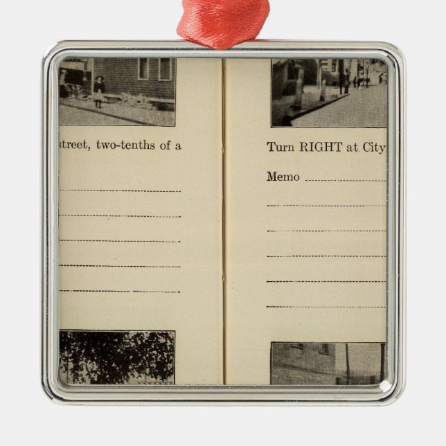 Cohoes NY Julgransprydnad Metall (Framsidan)