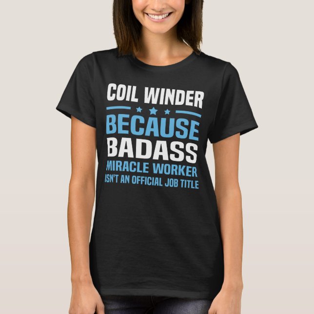 Coil Winder T Shirt (Framsida)