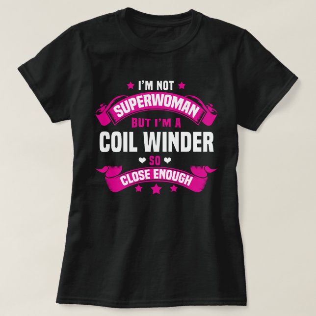 Coil Winder T Shirt (Design framsida)