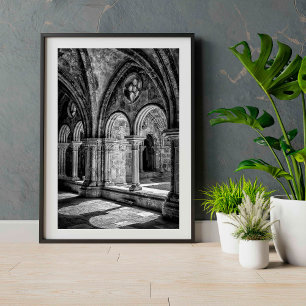 Coimbra Cloisters, Portugal, FINE ART PHOTHOGRAPHY Poster