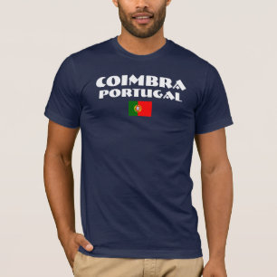 Coimbra Portugal beställnings- utslagsplatsskjorta T Shirt