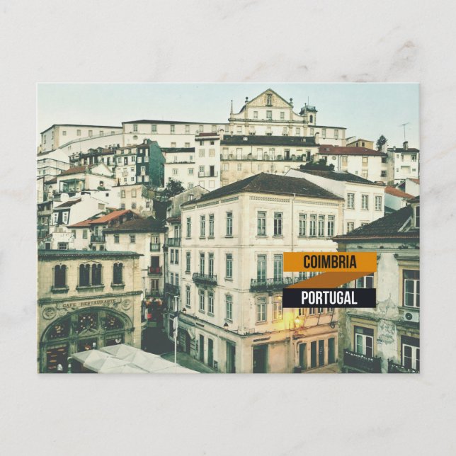 Coimbra, Portugal Resa Vykort (Framsida)