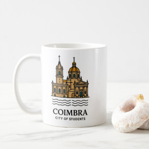 Coimbra Stad av Studenter Mugg – Portugal Resa Sou