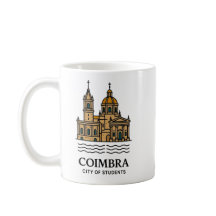 Coimbra Stad av Studenter Mugg – Portugal Resa Sou