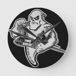 Coin 2 Clock Rund Klocka