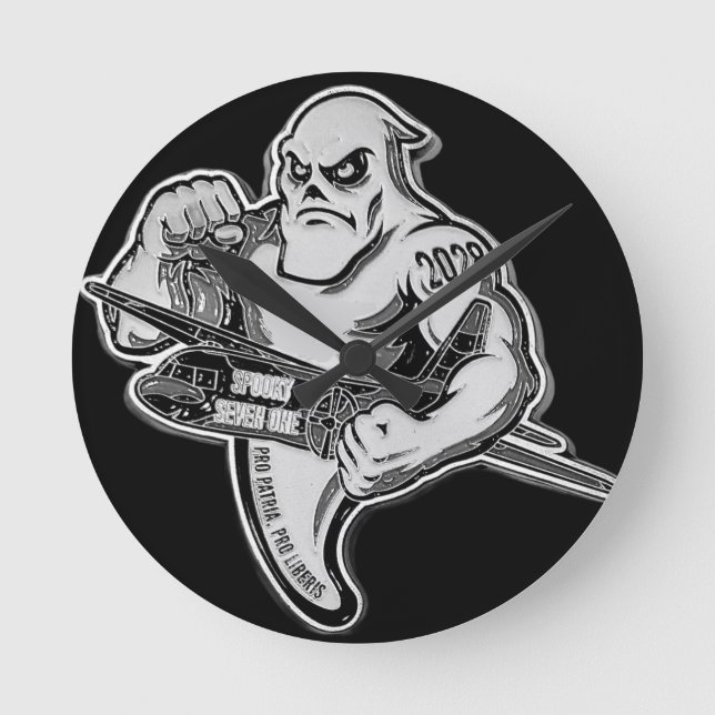 Coin 2 Clock Rund Klocka (Framsida)