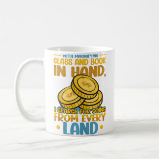 Coin Collecting Rhymes Rare Coin Collector Kaffemugg