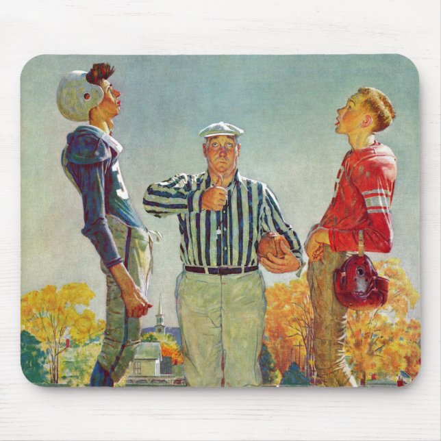 Coin Toss av Norman Rockwell Musmatta (Framsidan)