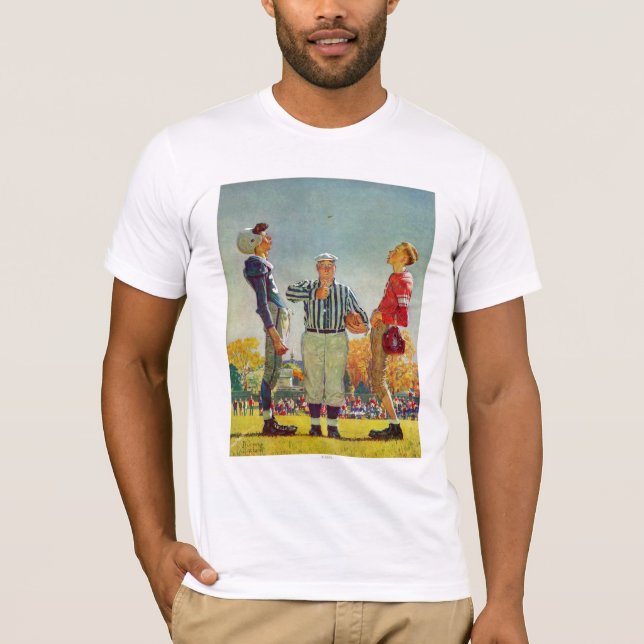 Coin Toss av Norman Rockwell T-shirt (Framsida)