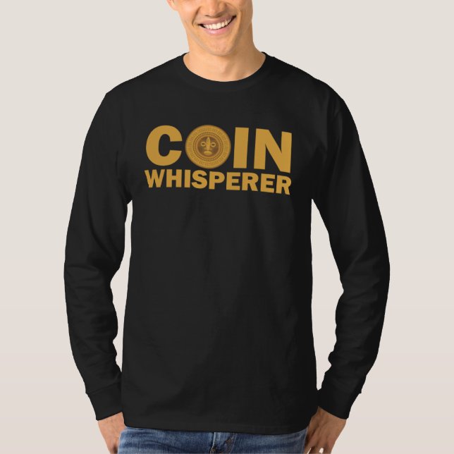 Coin Whisperer Treasure Metal detecting T Shirt (Framsida)
