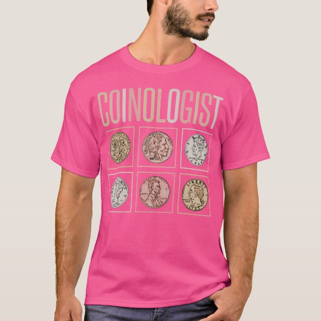 Coinologist Coin Collecting And Numismatic Collect T Shirt (Framsida)