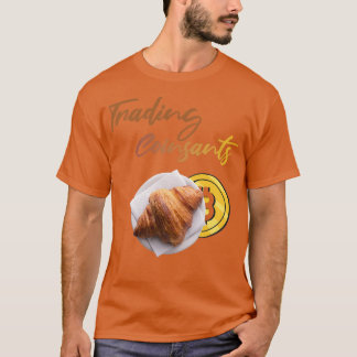 Coinsants Cryptocurrency och frukosten T Shirt