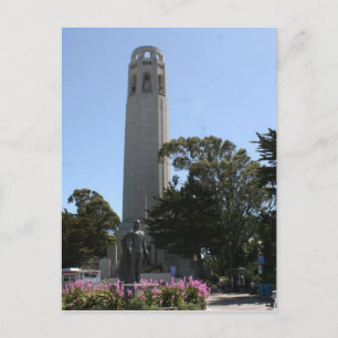 Coit Torn på Telegraph Backe i San Francisco Vykort