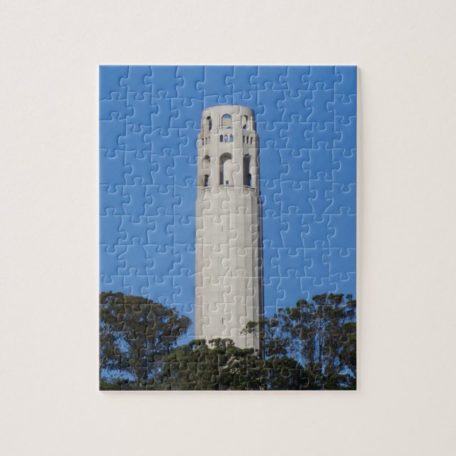 Coit Torn, San Francisco #6 Jigszle Puzzle Pussel (Vertikal)