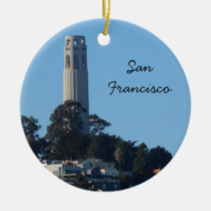 Coit Torn-San Francisco Julgransprydnad Keramik