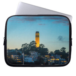Coit Tower Laptoppskydd | San Francisco Konst Laptop Fodral