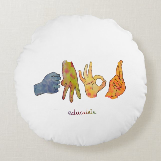 COJÍN AMOR RUND KUDDE (Framsidan)