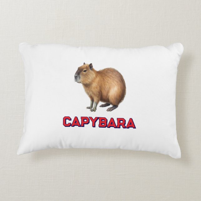 Cojin capybara prydnadskudde (Baksidan)