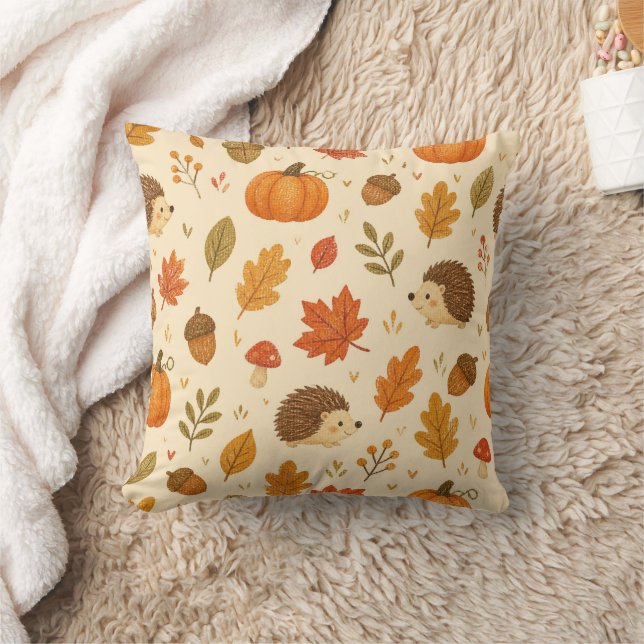 Cojín con patrón otoñal ideal para decoración  kudde (Filt)
