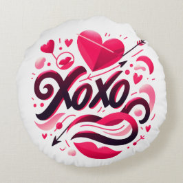 Cojin de amor XOXO Rund Kudde