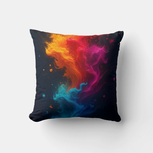 Cojin de fuego multicolor kudde (Framsida)