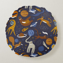 Cojín de la colección Animals Outer Space Rund Kudde