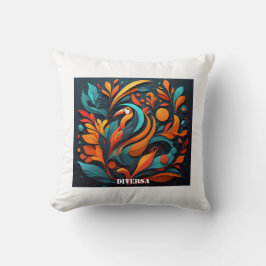 Cojín Decorativo con Arte Simbólico Biodiversidad Kudde