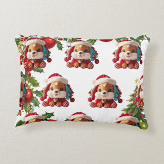 Cojin decorativo con peluche de navidad prydnadskudde