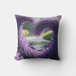 Cojín decorativo Lavanda – Love and Peace Kudde