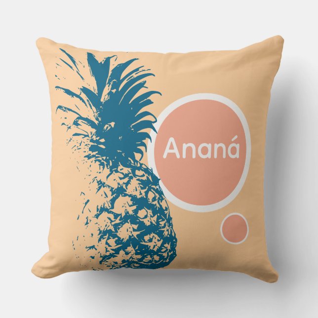 Cojín diseño piña colores kudde (Framsida)