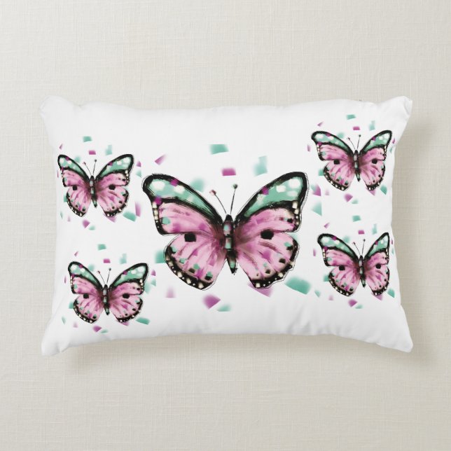 Cojín estampado con mariposa prydnadskudde (Framsidan)