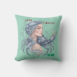 Cojín Lady Cáncer – Magia zodiacal para tu hogar Kudde
