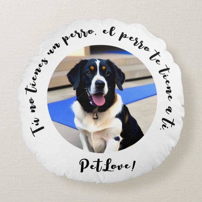 Cojin Perruno Rund Kudde (Framsidan)