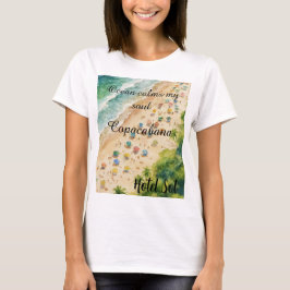 Cojín Playero Personalizable Copacabana Hotel Sol T Shirt