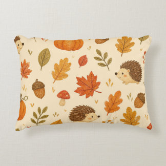 Cojín rectangular con estampado de otoño prydnadskudde