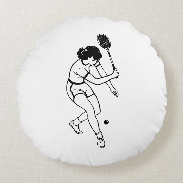 Cojin redondo tenista rund kudde (Framsidan)