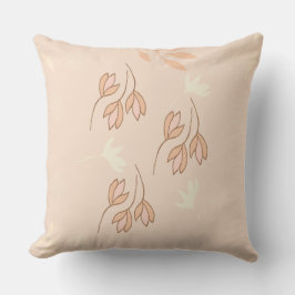 Cojin romantico con flores kudde