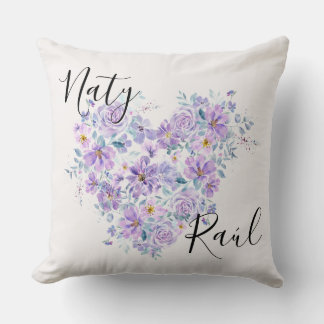 Cojines Personalizados para Parejas en Tonos Lila Kudde