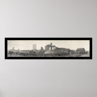 Coker Mine Livingston Photo 1915 Poster