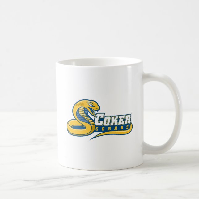 Coker University Cobras logotyp Kaffemugg (Höger)